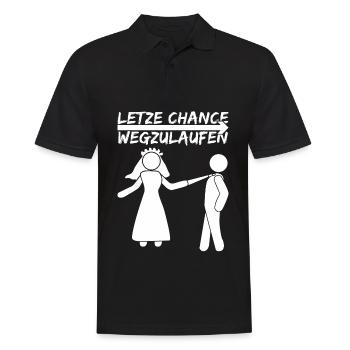 Junggesellenabschied Party Junggeselle - Männer Poloshirt - Schwarz - Vorne - Kai (181cm)