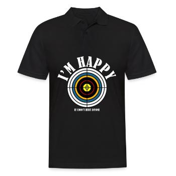 Archers de tir à l’arc 3D Longbow - Polo Homme - noir - Devant - Kai (181cm)