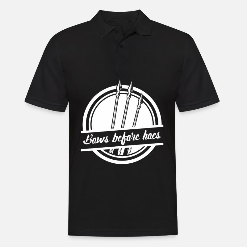 3D Bogensport Compoundbogen Langbogen - Männer Poloshirt - Schwarz
