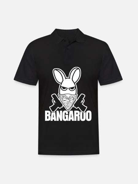 Kangaroo Bangaroo Kangaroos - Men's Polo Shirt - black