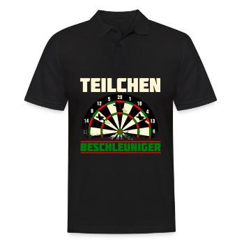 Dart Dartspieler Dartboard Darts - Männer Poloshirt - Schwarz - Vorne - Kai (181cm)