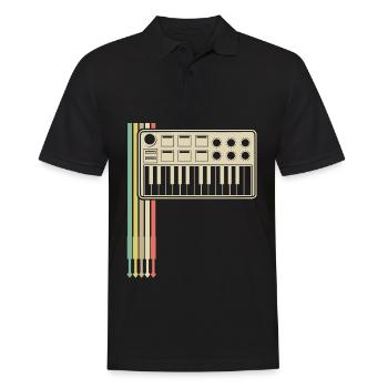 Synthétiseur Synthétiseurs modulaires analogiques - Polo Homme - noir - Devant - Kai (181cm)