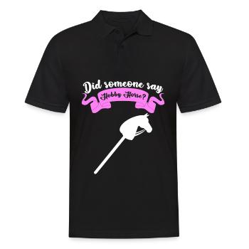 Steckenpferd Hobby Horse Hobbyhorse - Polo Homme - noir - Devant - Kai (181cm)