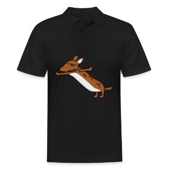 Qigong Qi Gong Chien Chigong - Polo Homme - noir - Devant - Kai (181cm)