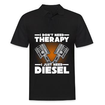 Displacement Tuner Therapy Motor Tuning - Men's Polo Shirt - black - Front - Kai (181cm)