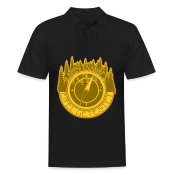 Eifel Eifeler Wandern Spruch Eifler - Männer Poloshirt - Schwarz - Vorne - Kai (181cm)