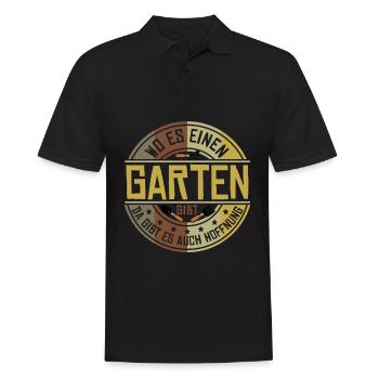 Gärtner Gartenbau Galabauer Galabau - Männer Poloshirt - Schwarz - Vorne - Kai (181cm)