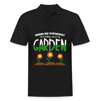 Galabauer Gardener Horticulture Horticulture - Men's Polo Shirt - black - Front - Kai (181cm)