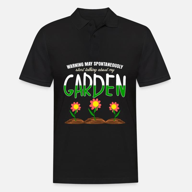 Galabauer Gärtner Gärtnerin Gartenbau - Männer Poloshirt - Schwarz