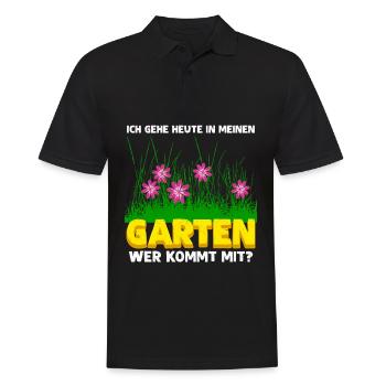 Galabauer Gärtner Garten Gartenbau - Männer Poloshirt - Schwarz - Vorne - Kai (181cm)
