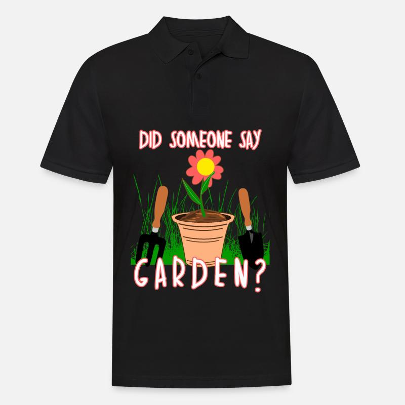 Galabauer Landschaftsgärtner Gartenbau - Männer Poloshirt - Schwarz