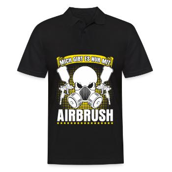 Autolackierer Lackierer Maler Airbrush - Männer Poloshirt - Schwarz - Vorne - Kai (181cm)