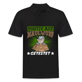 Maulwurf Mole Maulwurfshügel Maulwürfe - Männer Poloshirt - Schwarz - Vorne - Kai (181cm)