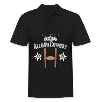 Allgäu Randonnée Escalade Allgäuer - Polo Homme - noir - Devant - Kai (181cm)