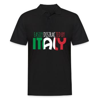 Italie Sardaigne Corse Sicile - Polo Homme - noir - Devant - Kai (181cm)