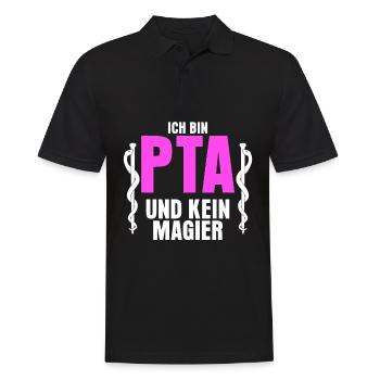 PTA Spruch Apothker Apotheke - Männer Poloshirt - Schwarz - Vorne - Kai (181cm)