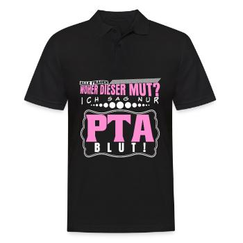 PTA Witz Apothker Apotheke - Männer Poloshirt - Schwarz - Vorne - Kai (181cm)