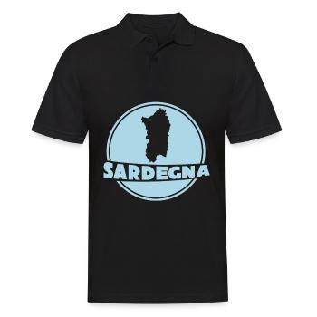 Sardegna Island Sardinia Sardinia - Men's Polo Shirt - black - Front - Kai (181cm)