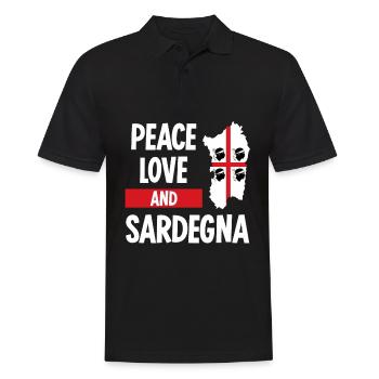 Sardegna Sardinia Flag Sardinia - Men's Polo Shirt - black - Front - Kai (181cm)
