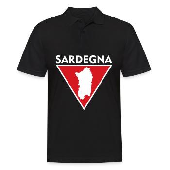 Sardegna Sardinia Italy Sardinia - Men's Polo Shirt - black - Front - Kai (181cm)