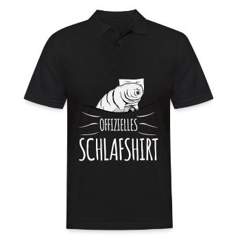 Tardigrade Schlafshirt Tardigrades - Männer Poloshirt - Schwarz - Vorne - Kai (181cm)