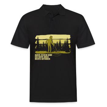 Sondeln Sondengänger Detektor Sondler - Männer Poloshirt - Schwarz - Vorne - Kai (181cm)