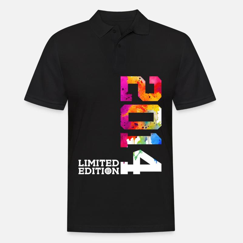 12. GEBURTSTAG LIMITED EDITION 2014 - Männer Poloshirt - Schwarz