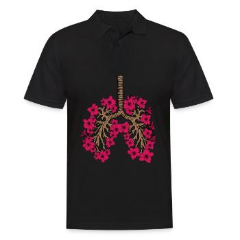 Garden Florist Gift Women Plants Flowers - Men's Polo Shirt - black - Front - Kai (181cm)