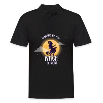 Déguisement d'enseignant par jour - Polo Homme - noir - Devant - Kai (181cm)