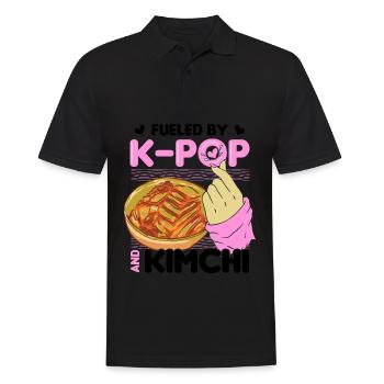 Kimchi Liebhaber Koreanische Küche Essen Geschenke - Männer Poloshirt - Schwarz - Vorne - Kai (181cm)