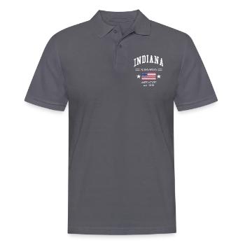 Indiana - Polo Homme - charbon - Devant - Nico (186cm)