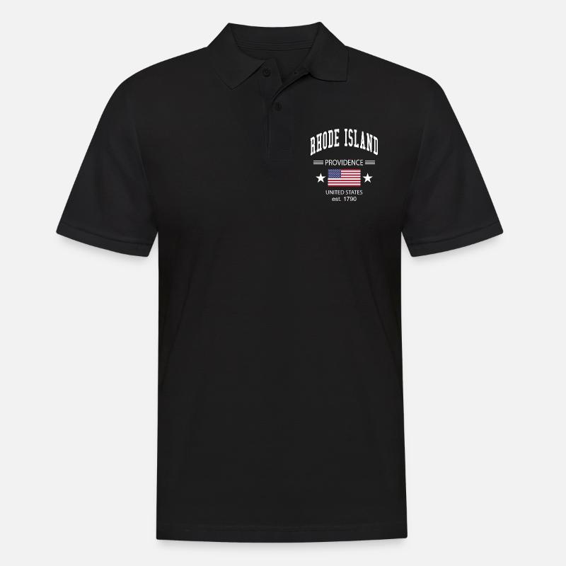 Rhode Island - Polo Homme - noir