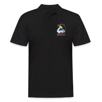 Unicorn Mommy Magique Mother’s Day Mom Gift - Polo Homme - noir - Devant - Kai (181cm)