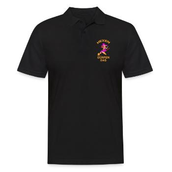 Good Witch Halloween Witches May The Pink - Men's Polo Shirt - black - Front - Kai (181cm)