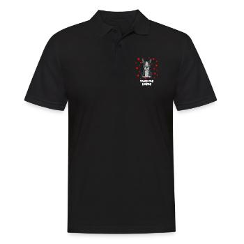 Bulldogge Take Me Home Herz Tierliebhaber Geschenk - Männer Poloshirt - Schwarz - Vorne - Kai (181cm)