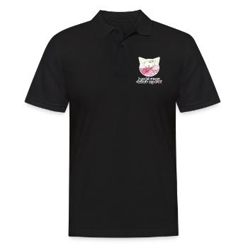 I Would Never Disturb My Cat - Kitten Lover - Polo Homme - noir - Devant - Kai (181cm)