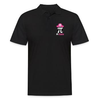 Taux de Pi Jour de Pi 14.03. Mathématiques Circulaire Nombre Pi - Polo Homme - noir - Devant - Kai (181cm)