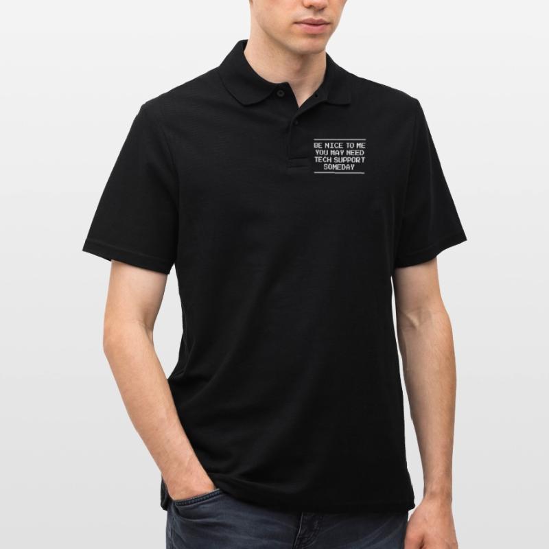 Tech Support Informatik Computer IT Technik Männer Poloshirt