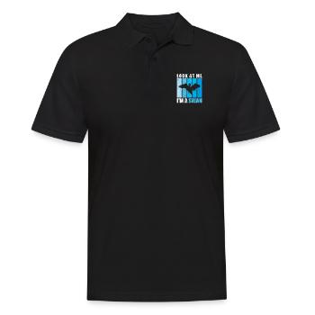 cygne - Polo Homme - noir - Devant - Kai (181cm)