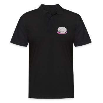 Beautiful cat friend or cat lady cat t-shirt gift - Men's Polo Shirt - black - Front - Kai (181cm)