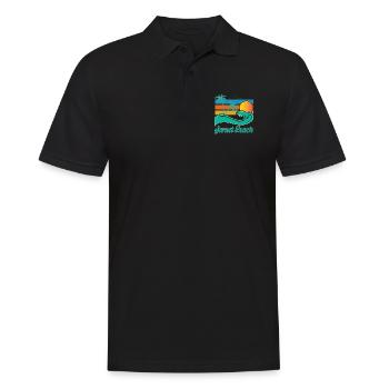 cool retro design great gift; Gift - Men's Polo Shirt - black - Front - Kai (181cm)