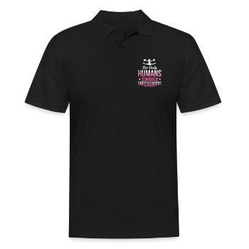 Pom-pom girls - Polo Homme - noir - Devant - Kai (181cm)