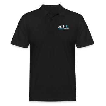 Wakeboard evolution - Men's Polo Shirt - black - Front - Kai (181cm)