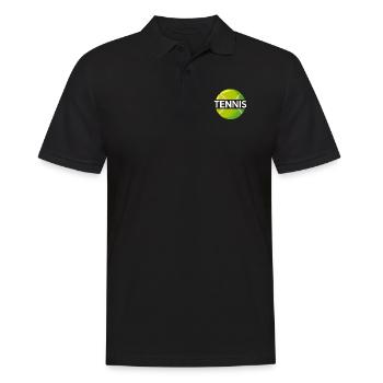 Balle de tennis - Polo Homme - noir - Devant - Kai (181cm)