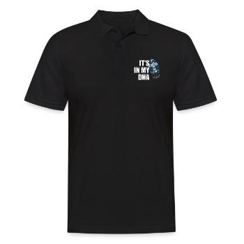 It's in my DNA Greece - Greek pride - Men's Polo Shirt - black - Front - Kai (181cm)