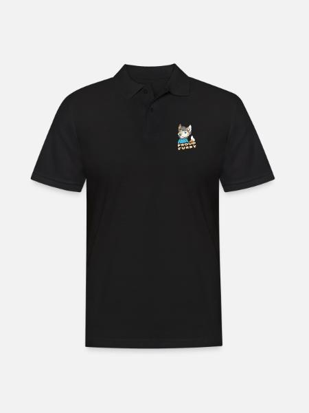 Fier Furry Furry Fururs Furry - Polo Homme - noir