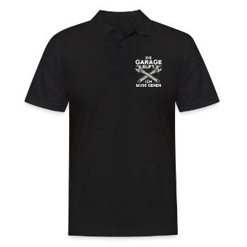 Kfz Mechaniker Autowerkstatt Automechaniker Garage - Männer Poloshirt - Schwarz - Vorne - Kai (181cm)