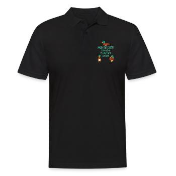 Mir Reichts Ich Geh Zu Meinen Enten - Männer Poloshirt - Schwarz - Vorne - Kai (181cm)