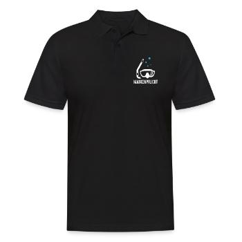 Mask compulsory Diver mask Funny diving goggles - Men's Polo Shirt - black - Front - Kai (181cm)