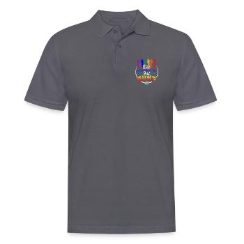 LGBTQIA Gleichberechtigung Geschlechter - Männer Poloshirt - Anthrazit - Vorne - Nico (186cm)